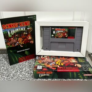 Donkey Kong Country SNES Super Nintendo CIB Complete In Box